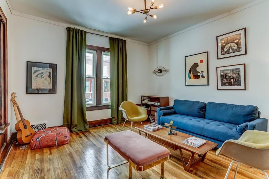 Willa Luxe Mid-Century Styled Historic Townhouse #1 Detroit Zewnętrze zdjęcie